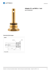 AFRISO_DATENBLATT_ADAPTER_G1-4-AUF-M18-X-1-MM_05-00-40-01_DEU_CHE.PDF