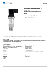 AFRISO_DATENBLATT_DRUCKMESSUMFORMER_DMU-01_31618_DEU_CHE.PDF