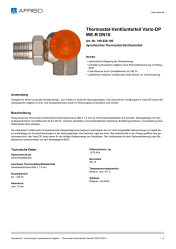 AFRISO_DATENBLATT_THERMOSTAT-VENTILUNTERTEIL_VARIO-DP_WE-R-DN15_165-020-100_DEU_CHE.PDF