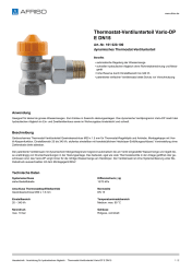 AFRISO_DATENBLATT_THERMOSTAT-VENTILUNTERTEIL_VARIO-DP_E-DN15_161-020-100_DEU_CHE.PDF