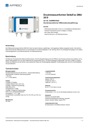 AFRISO_DATENBLATT_DRUCKMESSUMFORMER_DELTAFOX-DMU-20-D_33409R010542_DEU_CHE.PDF