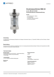 AFRISO_DATENBLATT_DRUCKMESSUMFORMER_DMU-30_DMU-30111210201_DEU_CHE.PDF