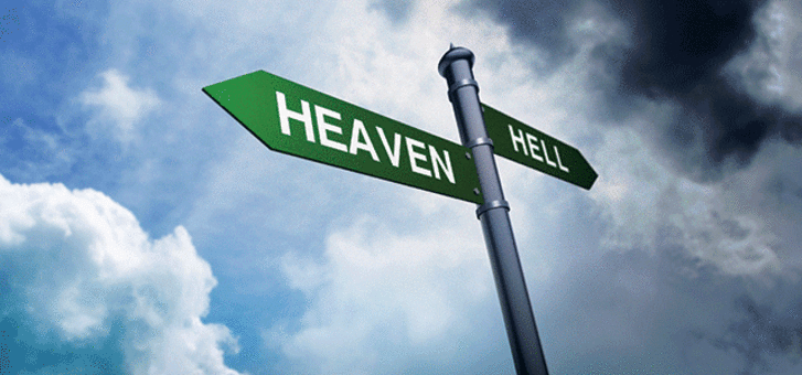 Between Heaven' n' Hell in the Here-'n'-Now