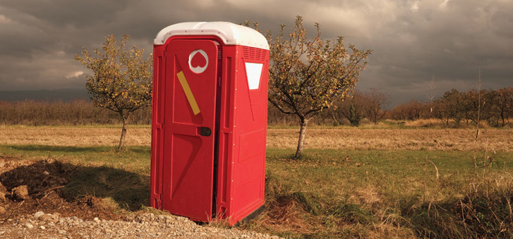 Saved in a Port-a-loo