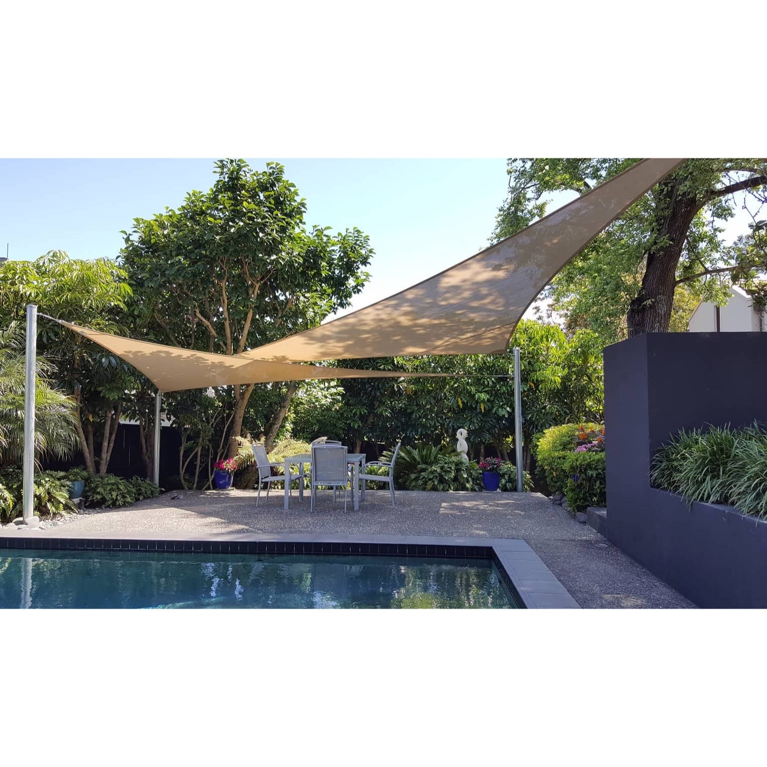 Elevate Your Garden with Sail-Shaped Sunscreens