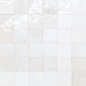 Marin 4" x 4" Ceramic Wall Tile in Pearl White