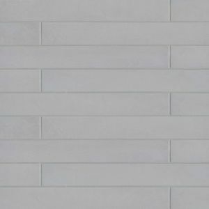 Chroma 2" x 18" Glossy Porcelain Field Tile in White