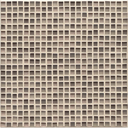 Man About You 3/8" x 3/8" Glass Mosaic in Make It Platinum Gloss/ Matte