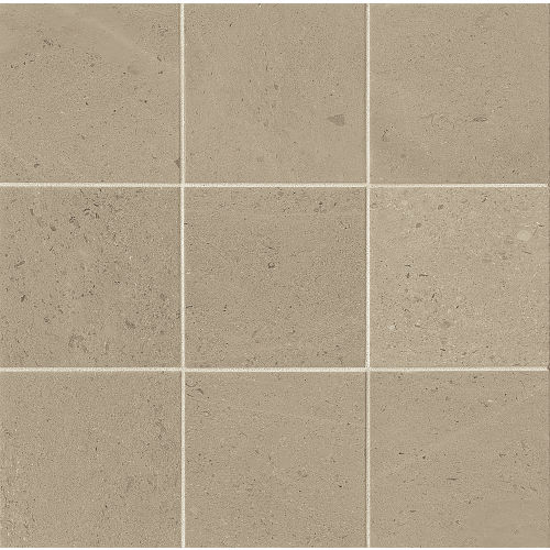 Suave Due 4" x 4" Smooth Finish Marble Tile in Volpe