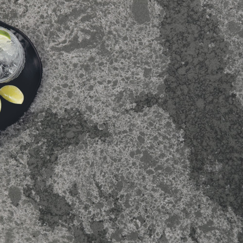 Revera 63" x 126" - 2 cm Brushed Quartz Slab in Nova Concrete alt image