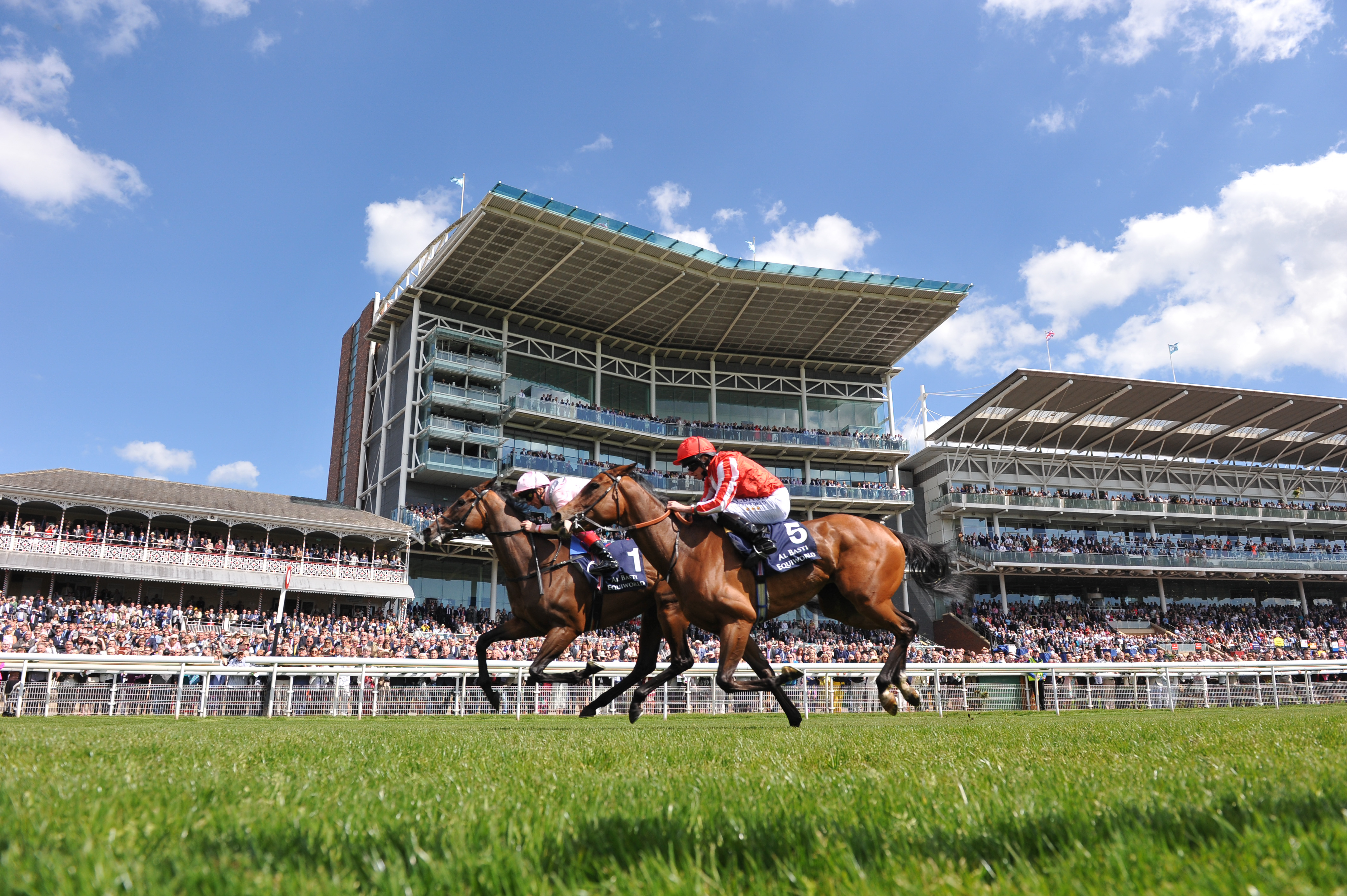 Race day at York Racecourse