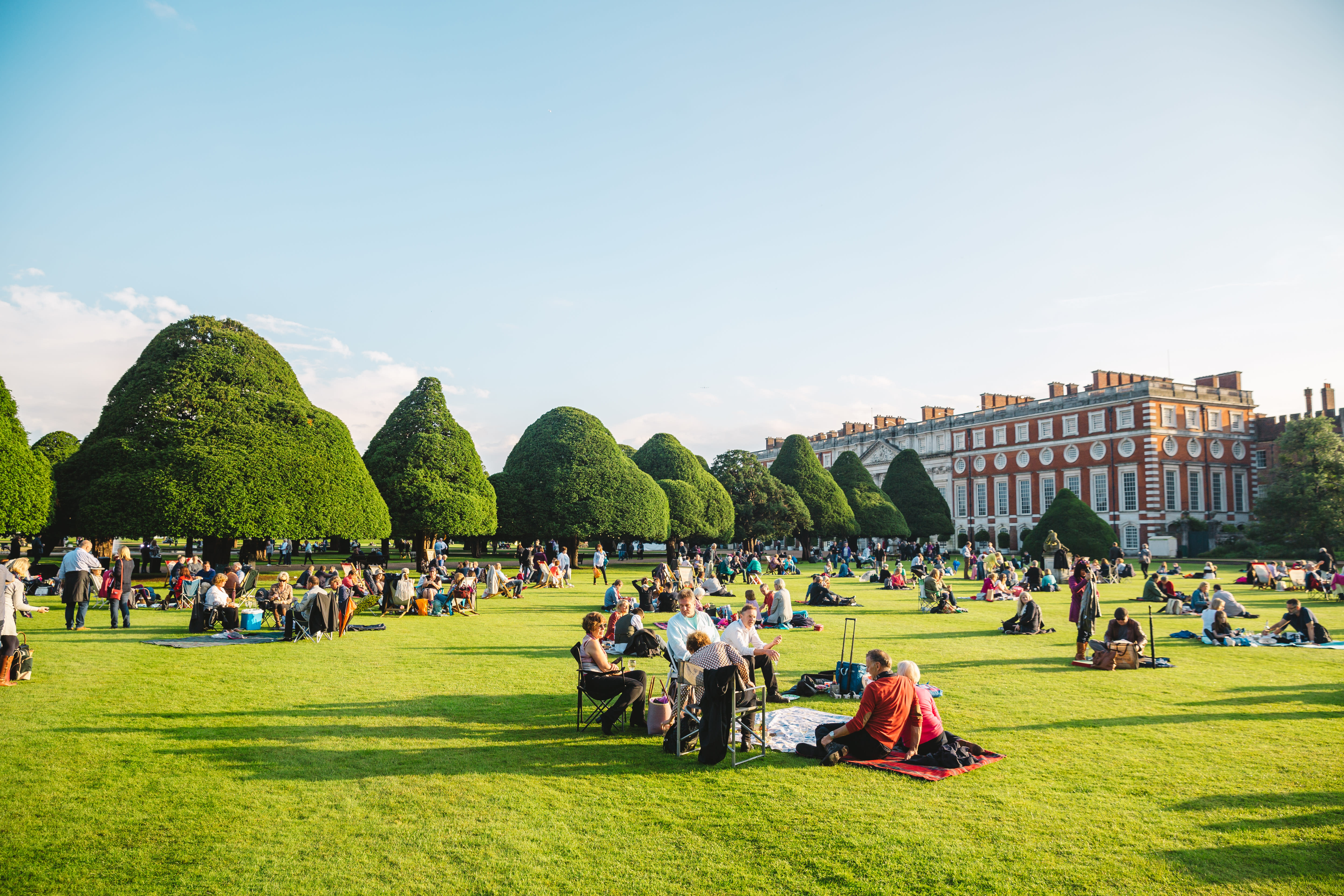 Hampton Court Palace Festival gardens