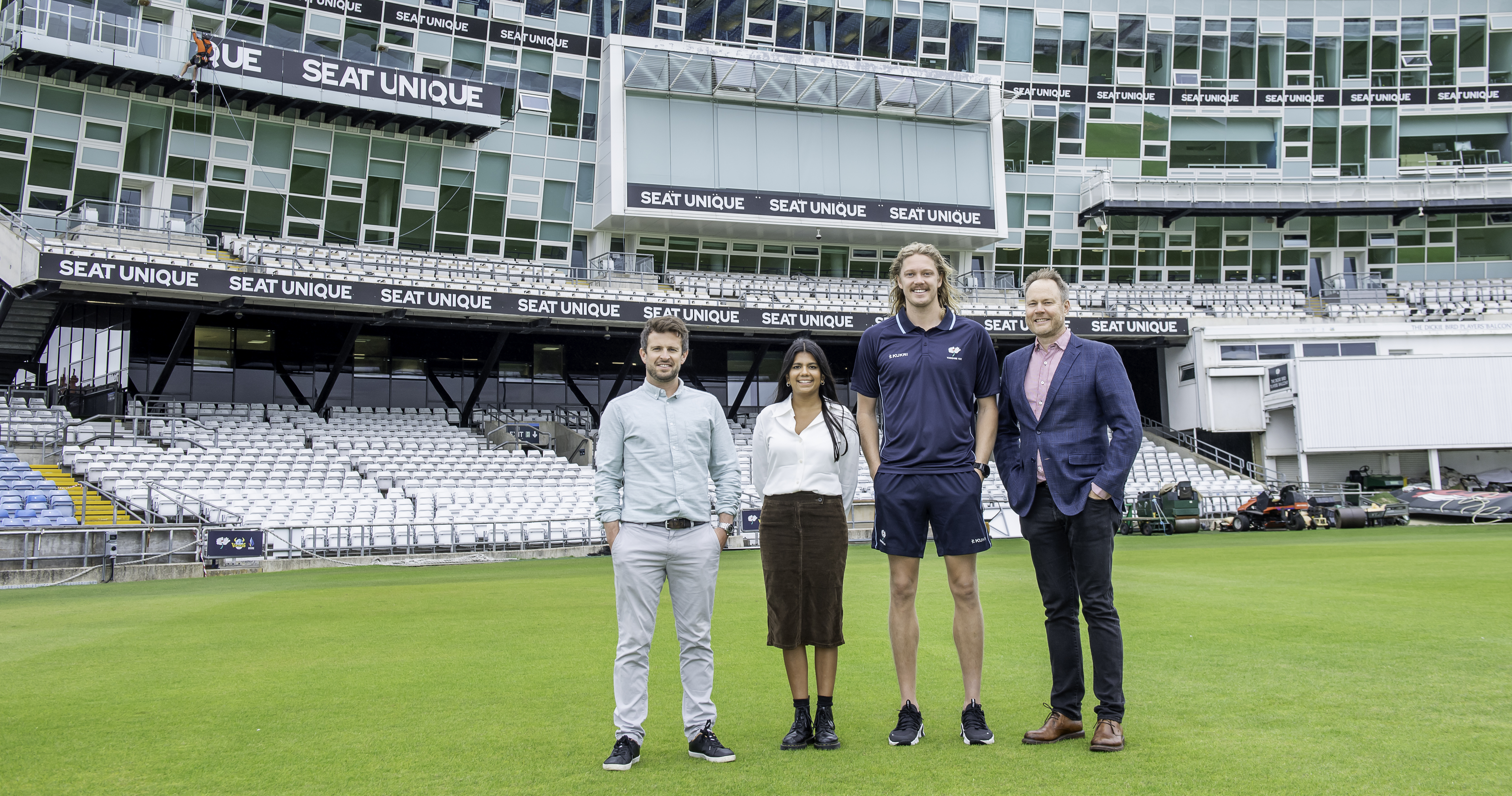 James Duffy COO at Seat Unique, Davina Dempsey Partnerships Executive at Seat Unique, Micky Edwards and Richard Flint