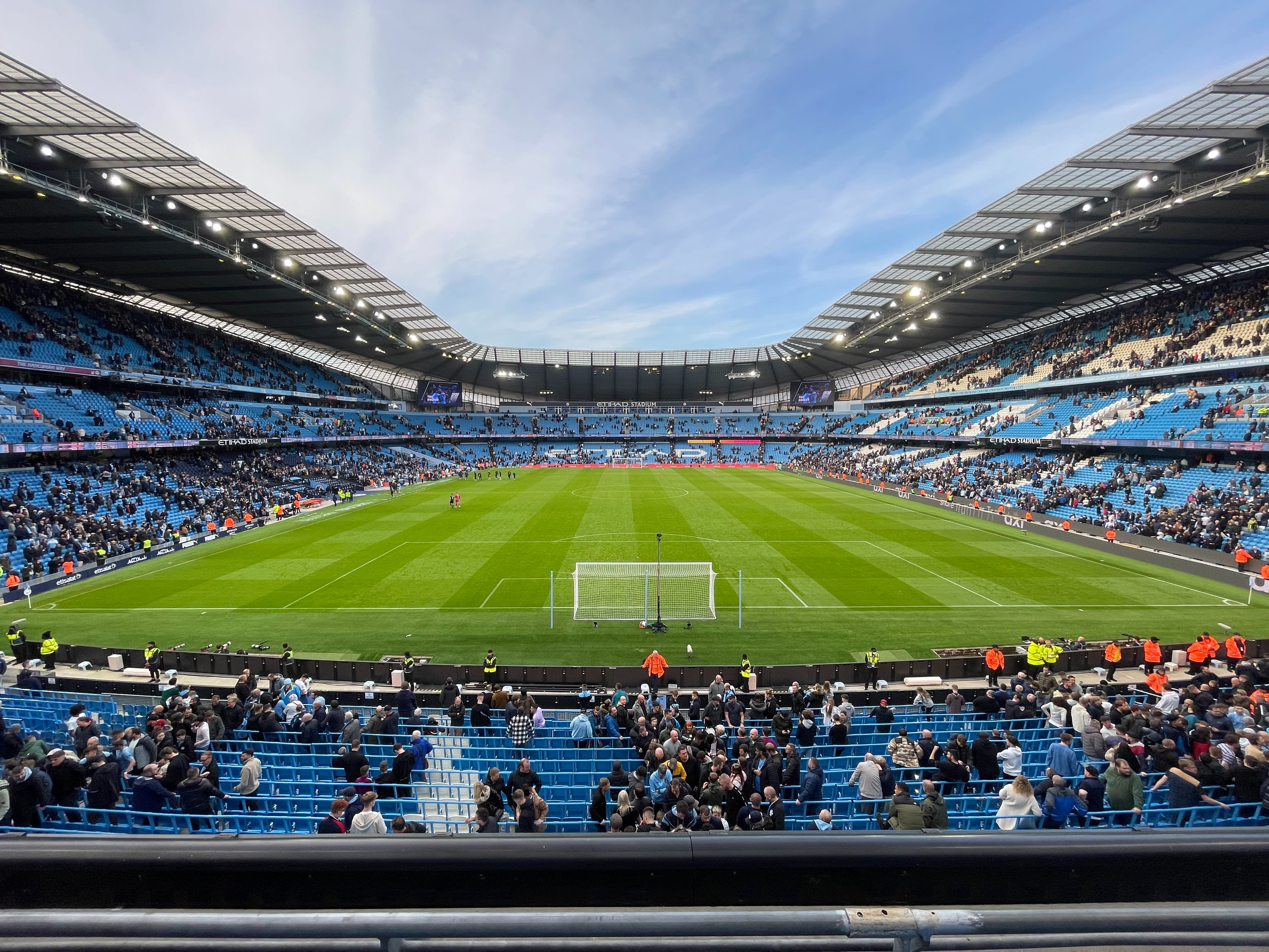 Etihad Stadium.