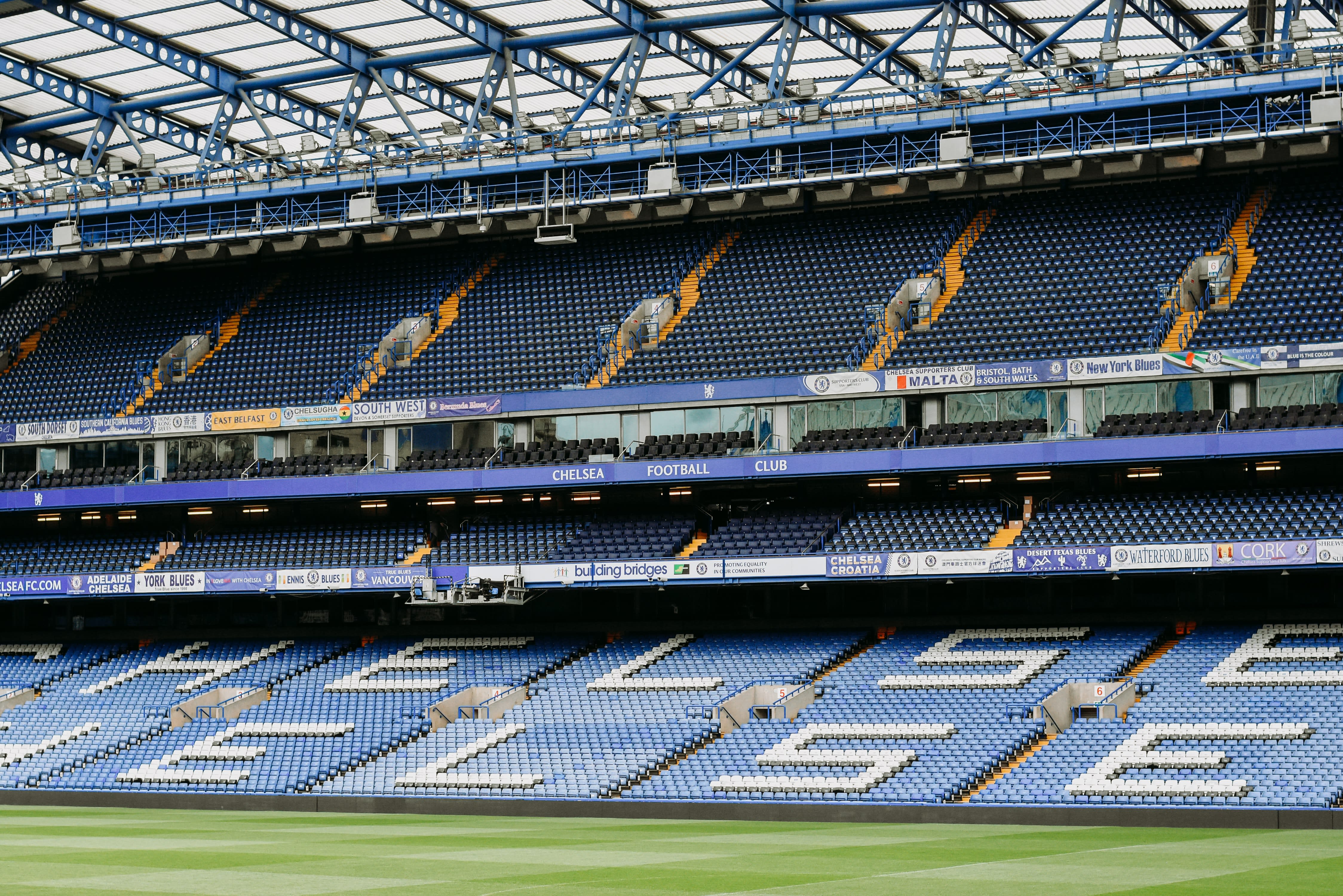 Chelsea FC Stamford Bridge seating