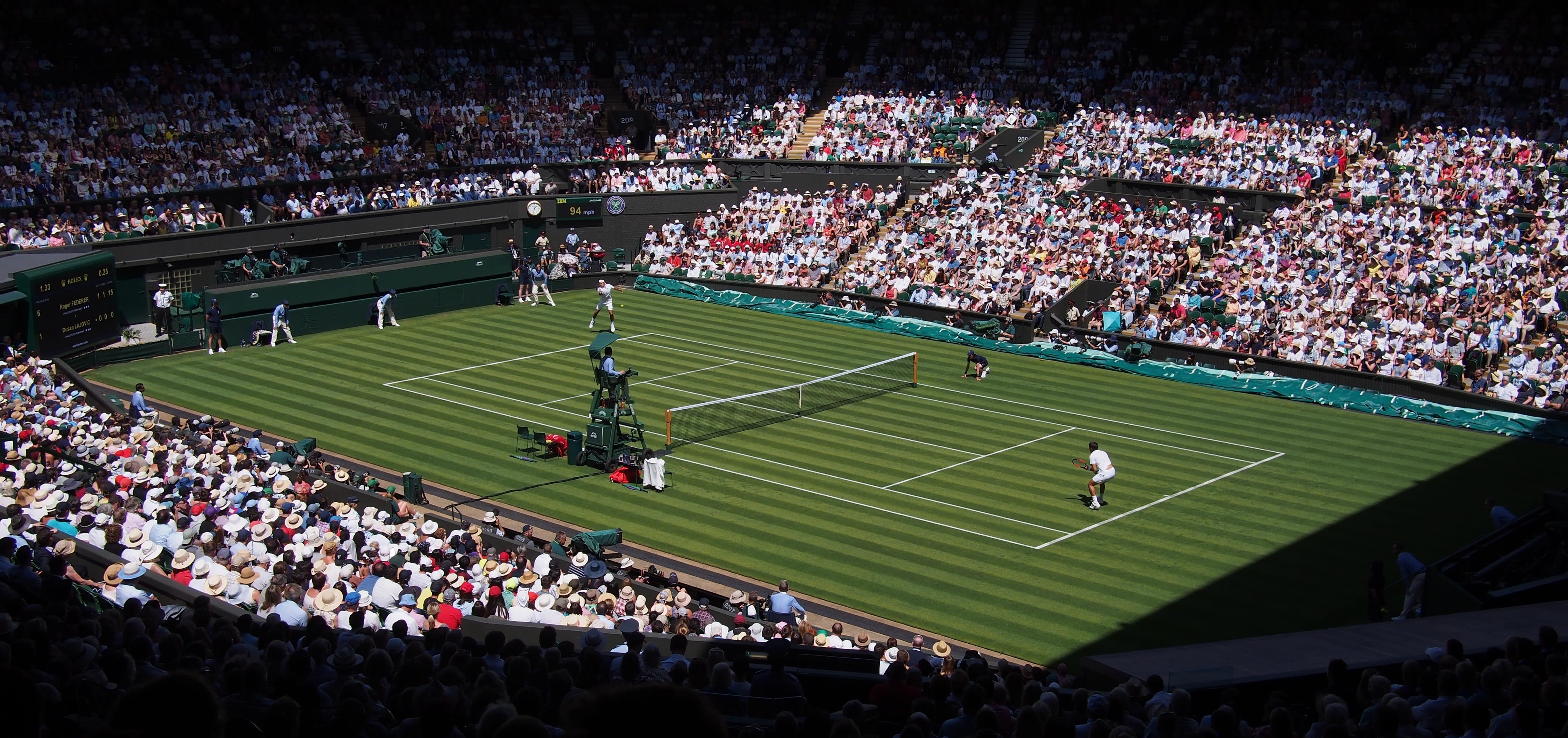 Wimbledon tennis match 