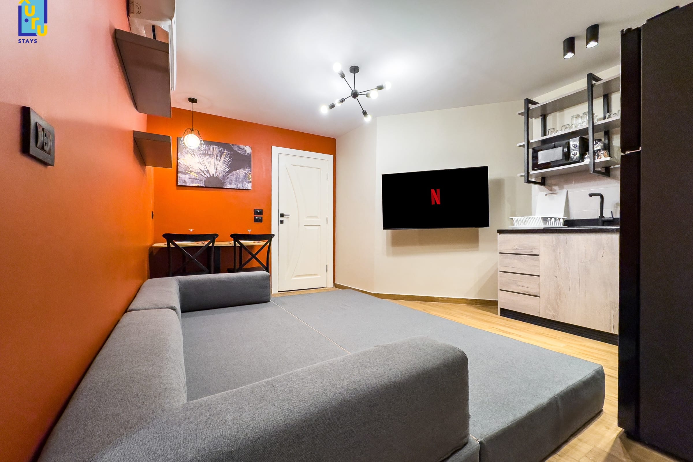 The 2BDR Layover Lounge w/ Jacuzzi 5min to CAI Airport — Apartment in Ankara St. (Heliopolis Rock), Building 3, Apartment 204, Cairo, Egypt — photo 6