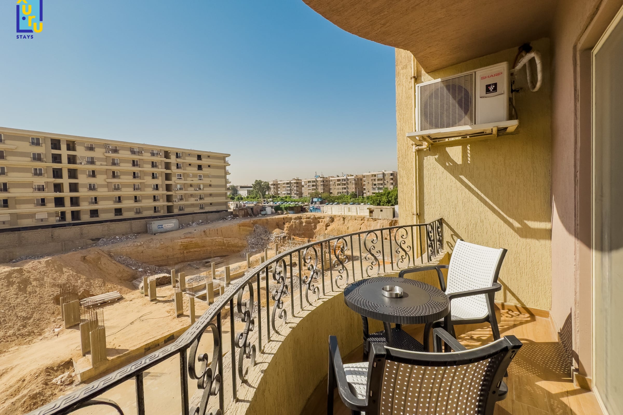 The 2BDR Layover Lounge w/ Jacuzzi 5min to CAI Airport — Apartment in Ankara St. (Heliopolis Rock), Building 3, Apartment 204, Cairo, Egypt — photo 17