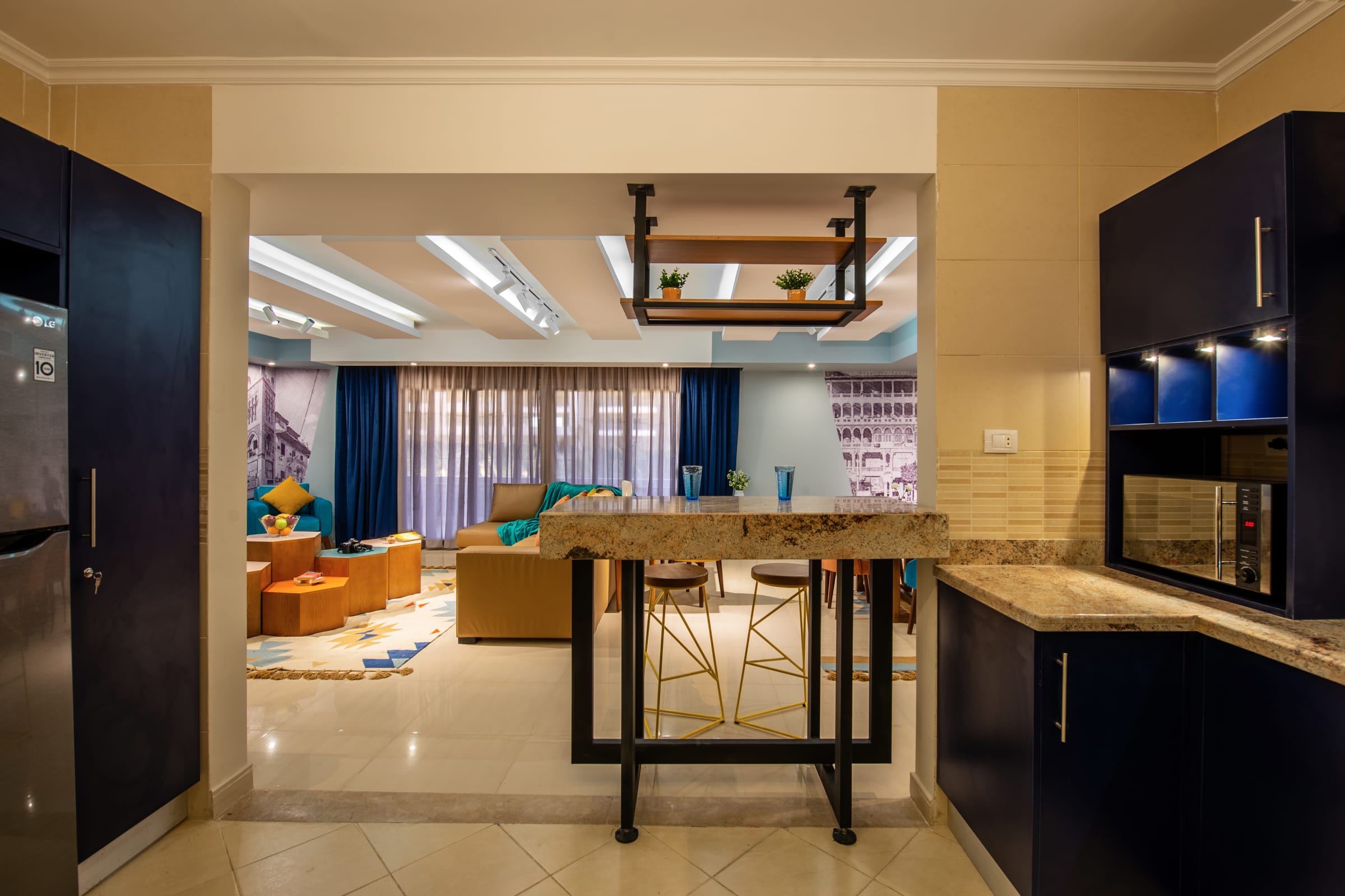 Posh & Panoramic 2BDR Apt. | 5 Min To Airport — Unit in Ocean Blue Heliopolis, Building number 1, Apartment 201, Cairo, Egypt — photo 17