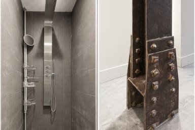Shower with multiple jets - industrial feature