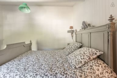 Bedroom with a double bed