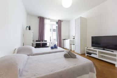 Appartement confortable 27 m2 en pleine rue d'Antibes et Croisette