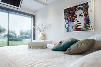 Bedroom with bathroom on the ground floor