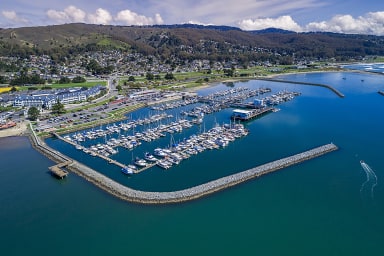 Pillar Point Harbor in Half Moon Bay