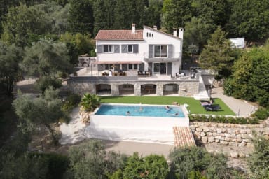 Villa View with pool and garden