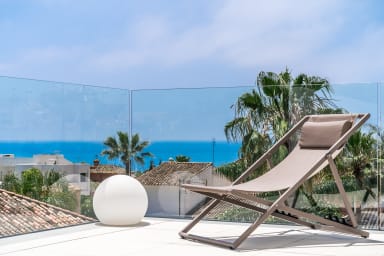 Rooftop with sea views