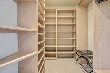 Generous walk-in closet offering excellent storage space