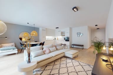 Sublime moderne appartement familial de 2 chambres
