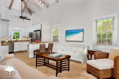 Coriander's kitchen and living room.