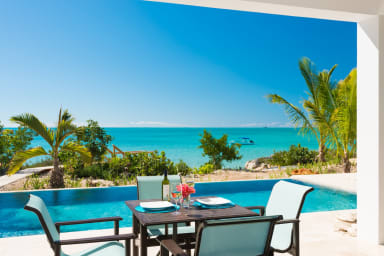 Miami Vice One provides stunning views of Sapodilla Bay.