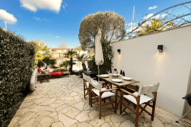 Renovated house with full ownership mooring facing Port Grimaud