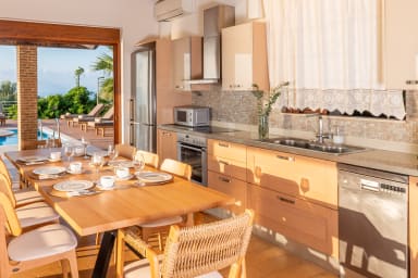 Karavi Villa: Secluded Serenity, Exclusive Sea Access, 270° Ionian Panorama