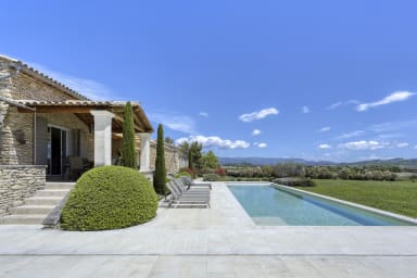 Dream holiday with exceptional view Gordes heated swimming pool