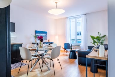 Upscale 3-room apartment, 200m from the Palais