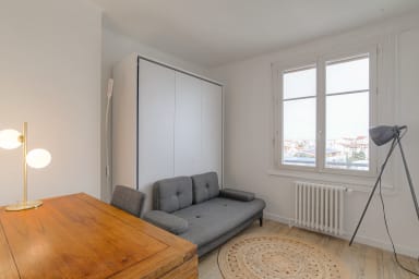 Troisième lit double dans le bureau