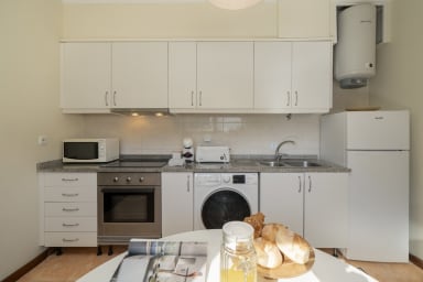 kitchen and dining area