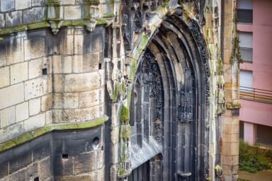 Vue sur les clochers de Rouen