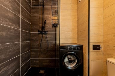 salle d'eau, douche, WC, machine à laver