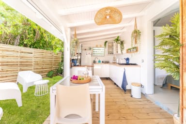 Photo de Bungalow en location saisonnière à Marie-Galante en Guadeloupe