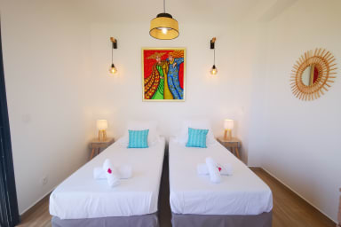 2 lits simples 90 modulables