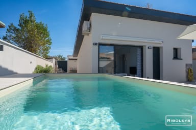 Exterior of the house with private swimming pool