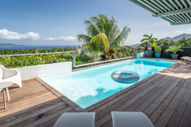 Photo de Villa en location saisonnière à Trois Rivieres en Guadeloupe 