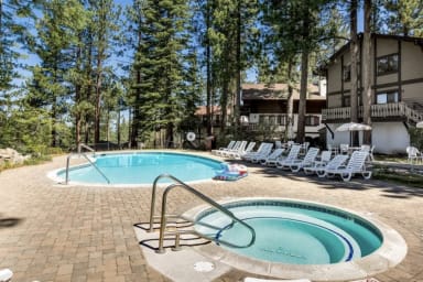 Community access pool and hot tub