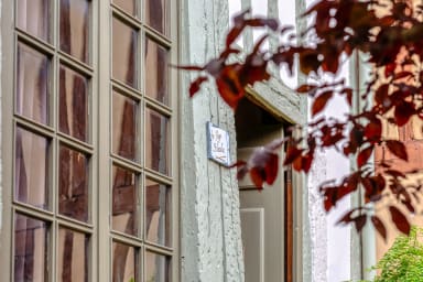 Façade de maison normande
