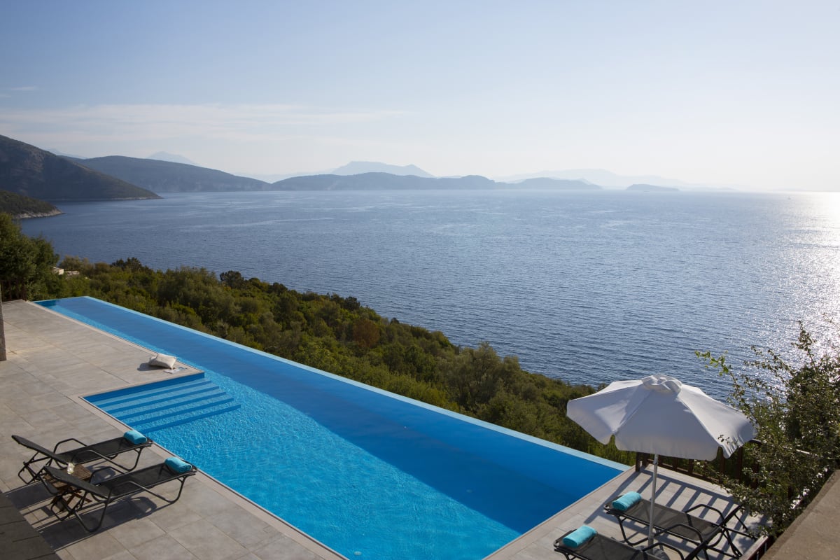 Villa Massalia -Piscine à Débordement avec Vue Majestueuse sur la Mer