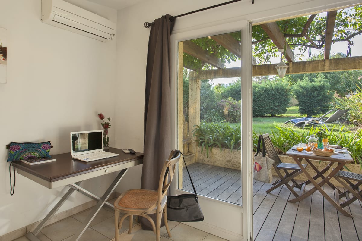  Maison minivilla lilas indépendante à Calv avec jardin et piscine, jardin et bbq